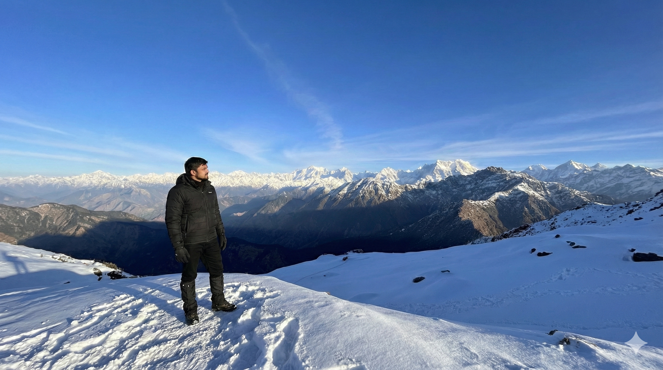 Pushkar Patil in the Himalayas